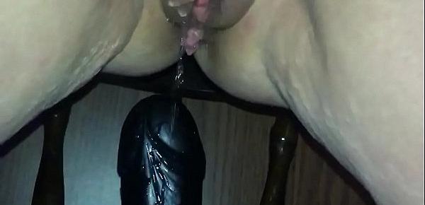  Super squirt on big cock